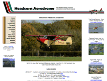 Tablet Screenshot of headcornaerodrome.co.uk